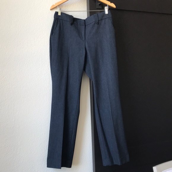 Ann Taylor Pants - Ann Taylor Blue Trousers with Button Details SZ8